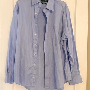 Ralph Lauren Men's Sky Blue Shirt non iron 16.5 34/35